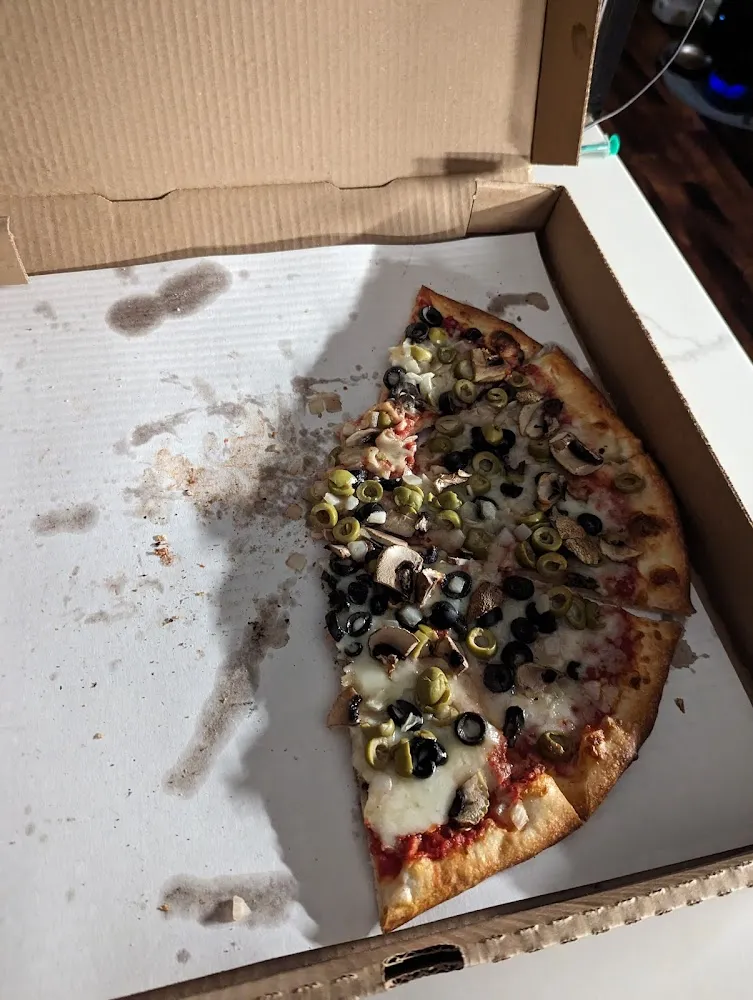 Pizza with Vegetable Toppings